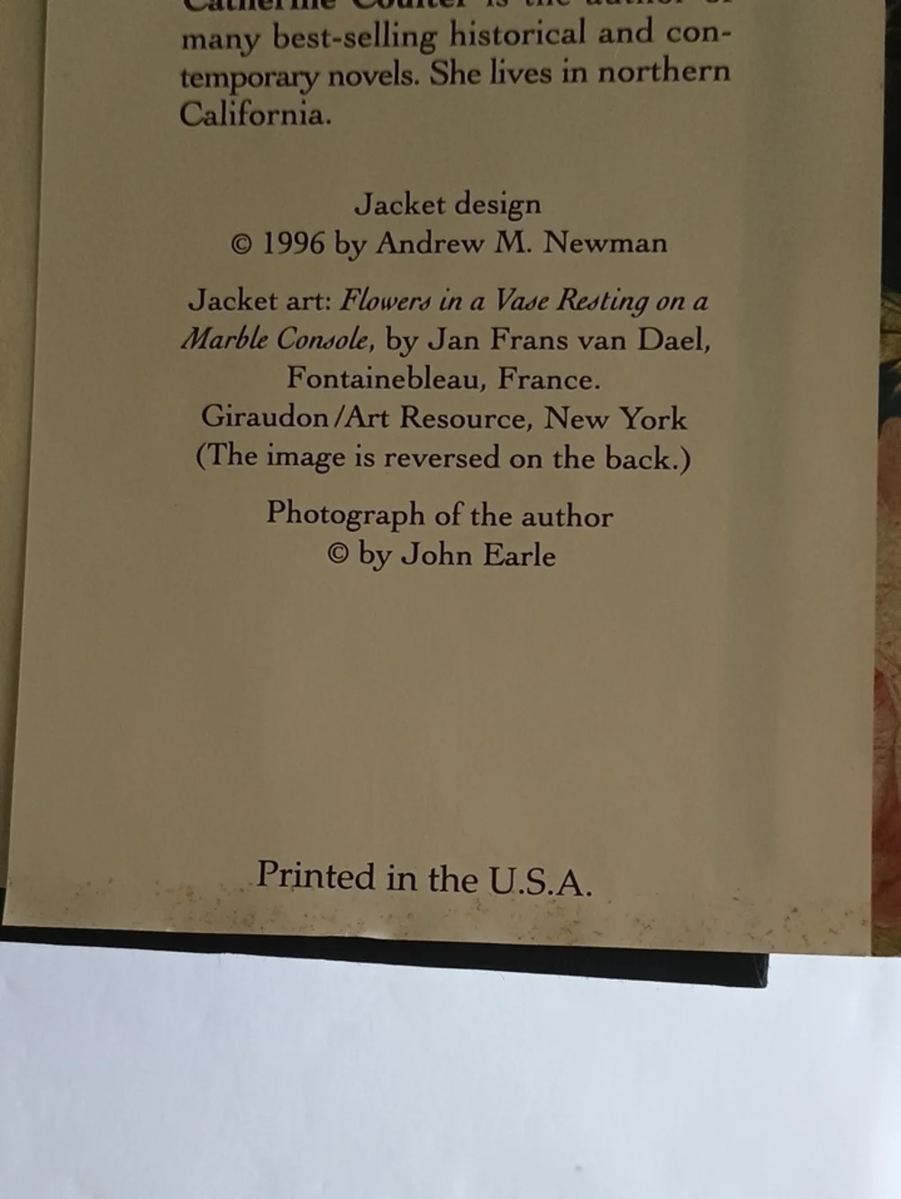 Rosehaven Hardcover Book (1996) by Catherine Coulter, Pre-owned